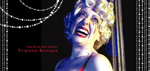 Striptease Burlesque flyer